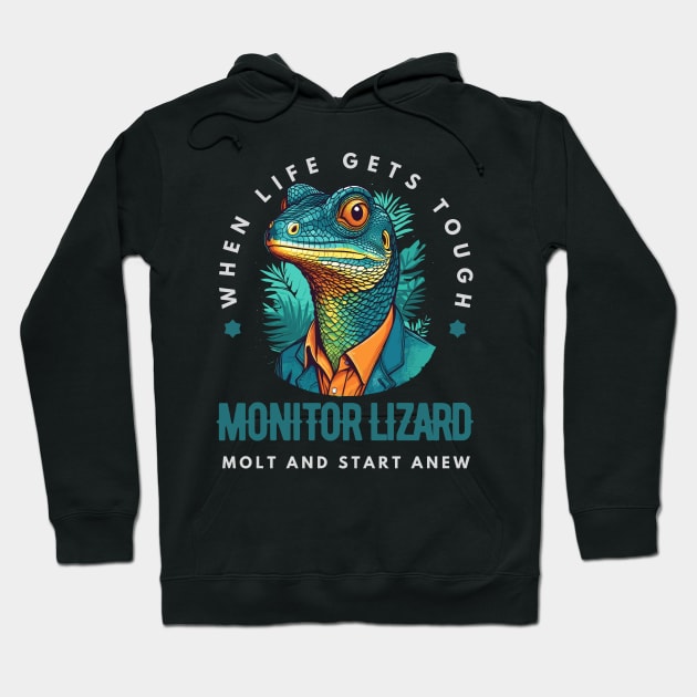 Monitor Lizard Hoodie by Pearsville